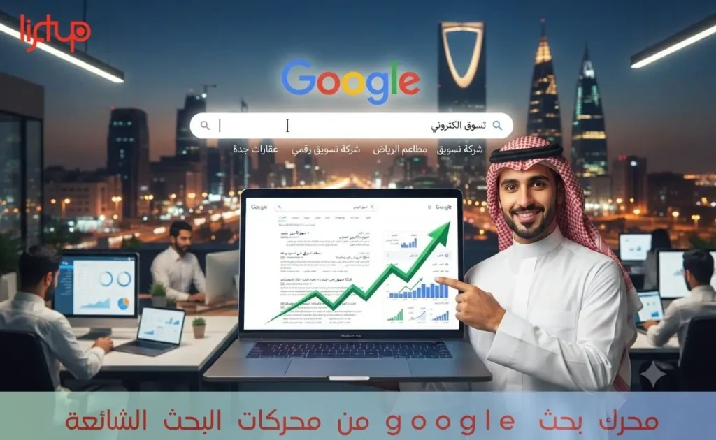 محرك بحث google من محركات البحث الشائعة