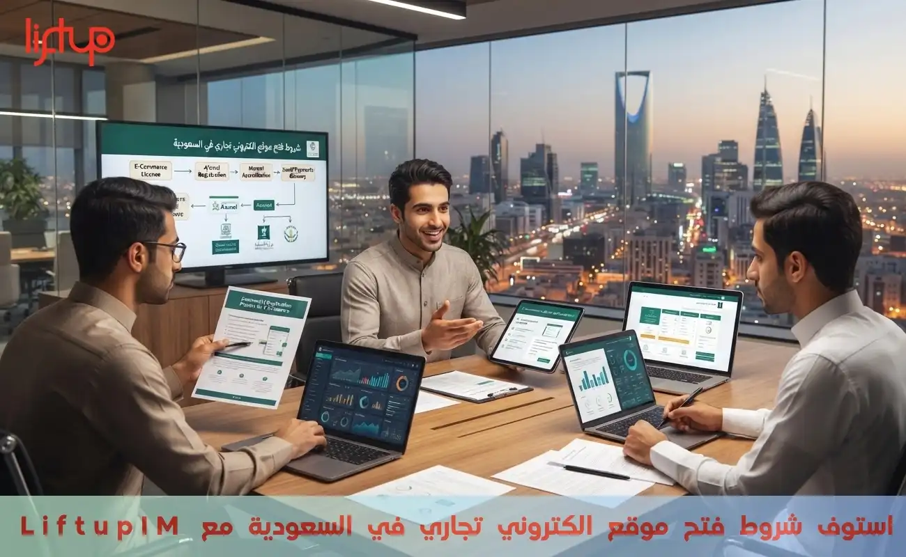 استوف شروط فتح موقع الكتروني تجاري في السعودية مع LiftupIM