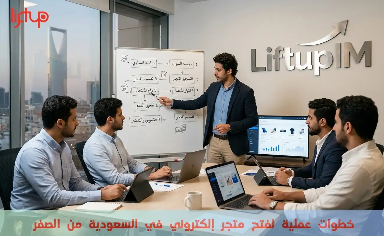 خطوات عملية لفتح متجر إلكتروني في السعودية من الصفر