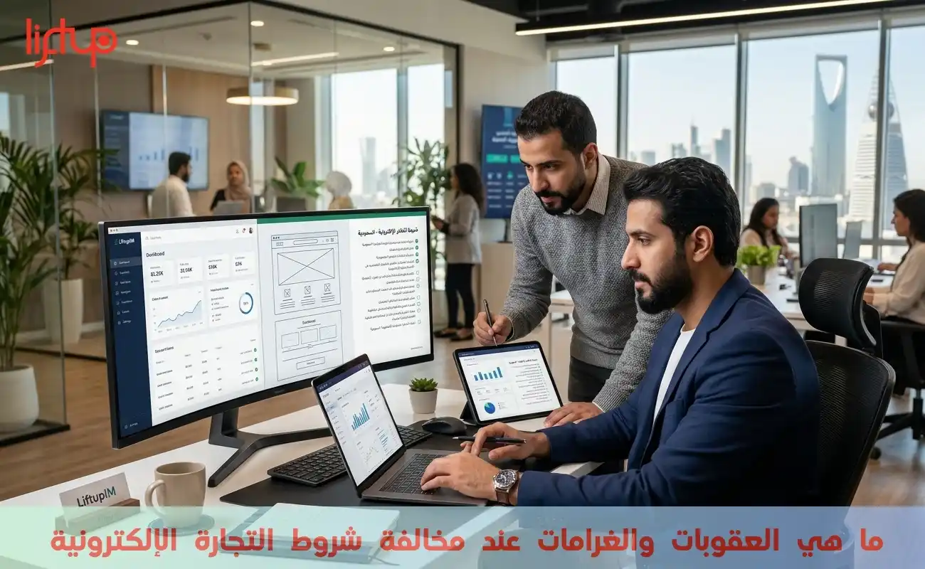 ما هي العقوبات والغرامات عند مخالفة شروط التجارة الإلكترونية