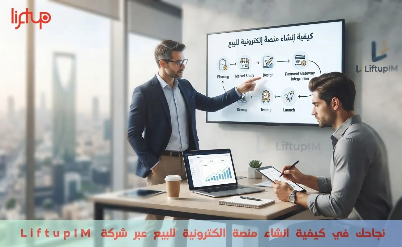 نجاحك في كيفية انشاء منصة الكترونية للبيع عبر شركة LiftupIM
